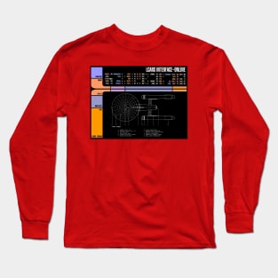 Computer Readout Original Series Top View Long Sleeve T-Shirt